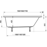 Ravak Chrome 160x70 (C731000000) Image #3