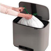Brabantia Bo Pedal Bin 36 л (минерально-серый) Image #6