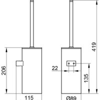 Keuco Moll 12769010100 (хром/белый) Image #2