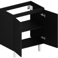 ЗОВ Тумба под умывальник Монови 80 M80LG0LGS (напольная/антрацит) Image #2