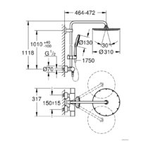 Grohe Rainshower SmartActive 310 Cosmopolitan 27966001 Image #2
