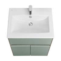 Акватон Тумба с умывальником Форест 60 1A2782K0FR9C0 (дуб рошелье/сумеречный голубой) Image #4