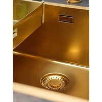 Кухонная мойка Reginox New York 50x40 (L) OKG Comfort Gold Flax R35160 - Превью изображения №2 — Интернет-магазин Your Sale