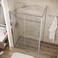 Душевая стенка Grossman Galaxy 90x195 200.K33.01.90.10.00 (хром/стекло прозрачное) - Превью изображения №9 — Интернет-магазин Your Sale