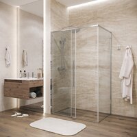 Душевая стенка Grossman Galaxy 90x195 200.K33.01.90.10.00 (хром/стекло прозрачное) - Превью изображения №7 — Интернет-магазин Your Sale