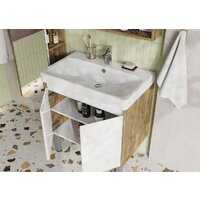 Акватон Тумба с умывальником Сканди Doors 70 1A2789K0SDZ90 (белый/дуб рустикальный) Image #8