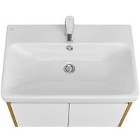 Акватон Тумба с умывальником Сканди Doors 70 1A2789K0SDZ90 (белый/дуб рустикальный) Image #2