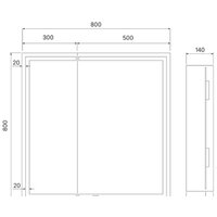 IDDIS Шкаф с зеркалом Zodiac ZOD8000i99 Image #11