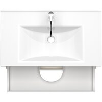 ЗОВ Тумба с умывальником Дион 60 D60LHO0M1015GKV5-OL60 (бежевый глянец/дуб) Image #2