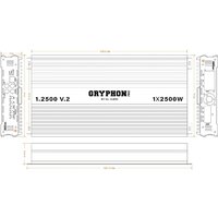 Автомобильный усилитель DL Audio Gryphon Pro 1.2500 V.2 - Превью изображения №8 — Интернет-магазин Your Sale