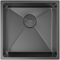 Кухонная мойка ZorG Zerox 44 U / IF PVD Gunblack - Превью изображения №3 — Интернет-магазин Your Sale