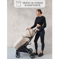 Коляска прогулочная «книга» Amarobaby Airy (бежевый) - Превью изображения №17 — Интернет-магазин Your Sale
