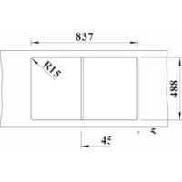 Blanco Zenar 45 S 524153 (правая, жасмин) Image #3