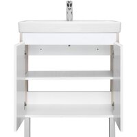 Акватон Тумба с умывальником Сканди Doors 70 1A2789K0SDB20 (белый/дуб верона) Image #2