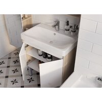 Акватон Тумба с умывальником Сканди Doors 70 1A2789K0SDB20 (белый/дуб верона) Image #9