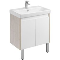 Акватон Тумба с умывальником Сканди Doors 70 1A2789K0SDB20 (белый/дуб верона) Image #3