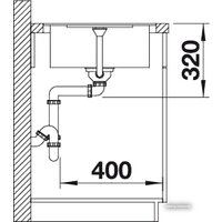 Blanco Metra 45 S-F (темная скала) [519086] Image #3