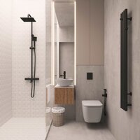 ЗОВ Тумба под умывальник Кито 40 K40LW0MRMC-LDSPWС1 (белый/тростник) Image #5