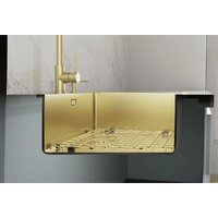 Кухонная мойка Kernau KSS U 61.1 1B SS Gold - Превью изображения №8 — Интернет-магазин Your Sale