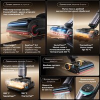 Вертикальный моющий пылесос Dreame H16 Pro Steam Wet and Dry Vacuum HHR48F (евровилка) - Превью изображения №18 — Интернет-магазин Your Sale