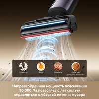 Вертикальный моющий пылесос Dreame H16 Pro Steam Wet and Dry Vacuum HHR48F (евровилка) - Превью изображения №11 — Интернет-магазин Your Sale