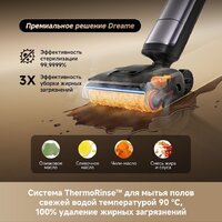 Вертикальный моющий пылесос Dreame H16 Pro Steam Wet and Dry Vacuum HHR48F (евровилка) - Превью изображения №10 — Интернет-магазин Your Sale