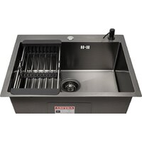 ARFEKA ECO AR мойка 600*500, коландер, дозатор BLACK Image #2