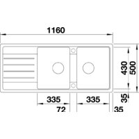 Blanco Legra 8 S 523165 (белый) Image #2