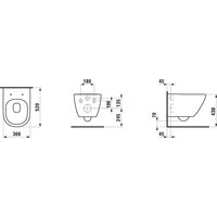 Унитаз подвесной Laufen Lua Advanced H8660820000001 - Превью изображения №2 — Интернет-магазин Your Sale