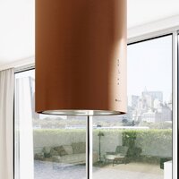 Кухонная вытяжка Globalo Cylindro Isola 39.7 (матовый медный) - Превью изображения №7 — Интернет-магазин Your Sale