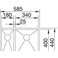 Blanco Zerox 340/180-U (полированная, левая) Image #4