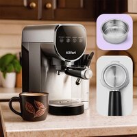 Рожковая кофеварка Kitfort KT-7692 - Превью изображения №7 — Интернет-магазин Your Sale