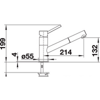 Blanco Kano-S (хром/кофе) Image #2
