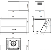 Falmec Verso NRS 85 800 м3/ч (черный) Image #2