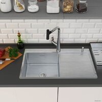 Roxen Vespa 560230-70L сатин (с коландером и дозатором) Image #3