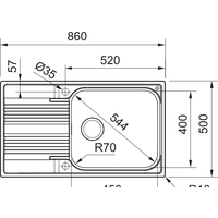 Franke Smart SRX 611-86 XL Image #2