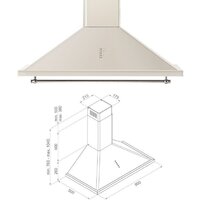 Кухонная вытяжка Vestfrost VE–90RSABG - Превью изображения №9 — Интернет-магазин Your Sale