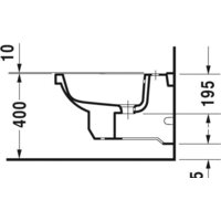 Биде Duravit 1930 Series [0266100000] - Превью изображения №2 — Интернет-магазин Your Sale