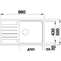 Blanco Legra XL 6 S 523328 (белый) Image #2