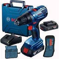 Bosch GSR 180-LI Professional 06019F810A (с 2-мя АКБ, кейс)