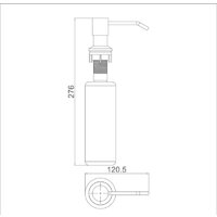 БелЭворс Styl R + смеситель W74004-2 + дозатор L405F (черный) Image #10