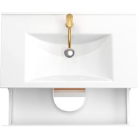 ЗОВ Тумба под умывальник Лира 100 L100MW0MWGVG (белый глянец) Image #2