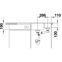 Blanco Axia III 6 S (разделочная доска из ясеня, кофе) Image #4