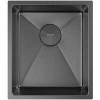 Кухонная мойка ZorG Zerox 38 U / IF PVD Gunblack - Превью изображения №3 — Интернет-магазин Your Sale