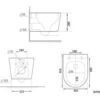 Roxen Simple Compact в комплекте с инсталляцией StounFix Dual Fresh 6 в 1 915792 (кнопка: хром матовый) Image #21