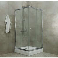 Triton Вента Хром А1 100х100 без поддона (прозрачное стекло) Image #4