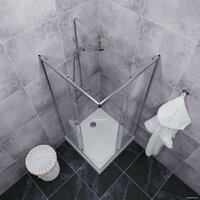 Triton Вента Хром А1 100х100 без поддона (прозрачное стекло) Image #6