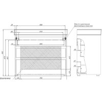 Aquanet Тумба под умывальник Nova Lite 100 302480 Image #8
