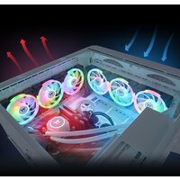 Комплект вентиляторов для корпуса Thermaltake Swafan EX12 ARGB TT Premium Edition 3-Fan Pack CL-F167-PL12SW-A - Превью изображения №6 — Интернет-магазин Your Sale