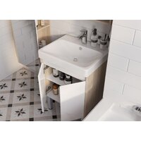 Акватон Тумба с умывальником Сканди Doors 55 1A2788K0SDB20 (белый/дуб верона) Image #7